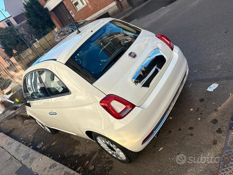 Usata Fiat 500 Lounge 69 CV (50 kW) 2018 Bianco Utilitaria