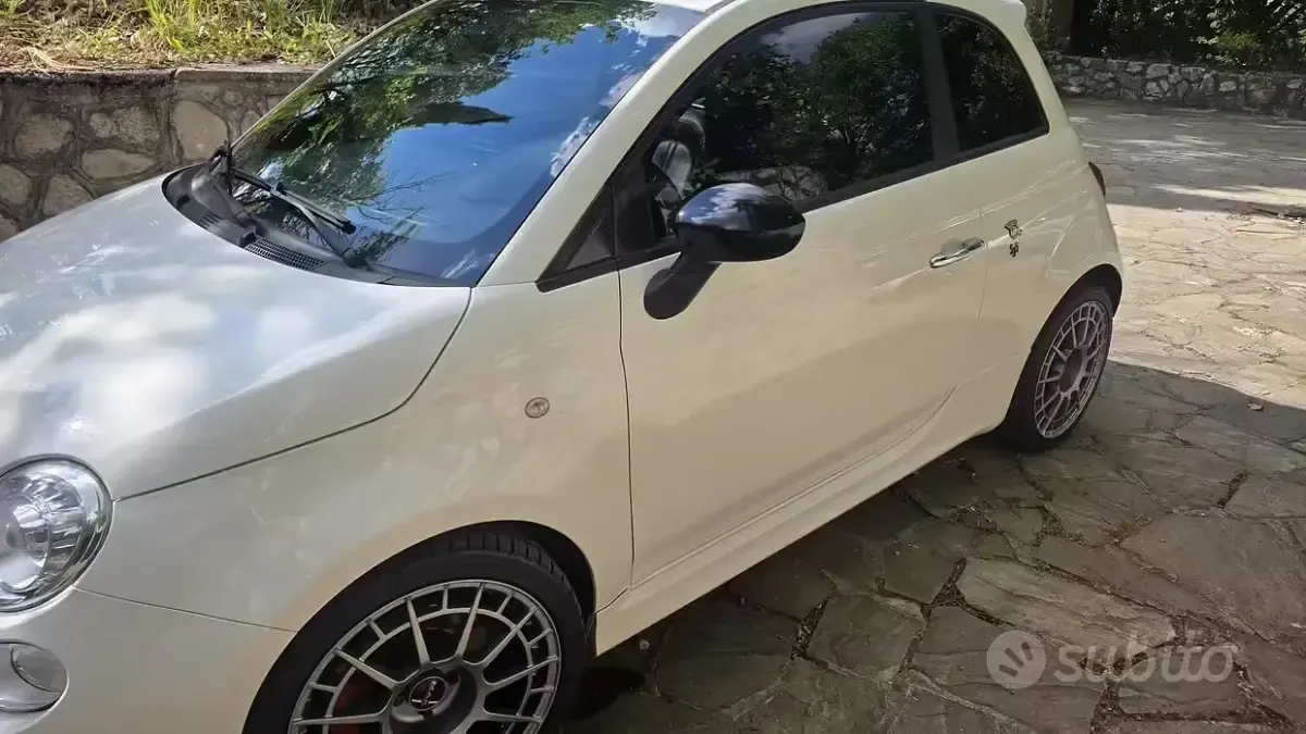 Usata Abarth 595 160 CV (117 kW) 2014 Bianco Berlina