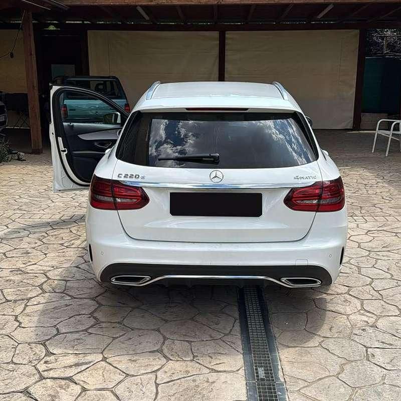 Usata Mercedes C220 Premium 194 CV (142 kW) 2020 Bianco Station wagon
