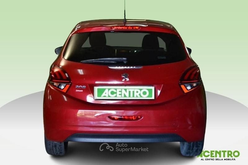 Usata Peugeot 208 Allure 82 CV (60 kW) 2018 Rosso Utilitaria