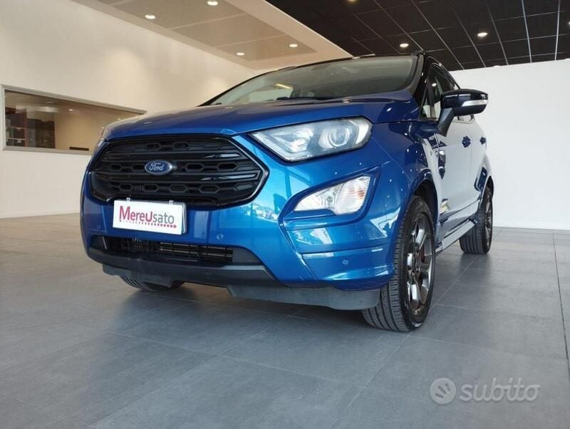 Usata Ford Ecosport ST-Line 125 CV (91 kW) 2018 Blu SUV