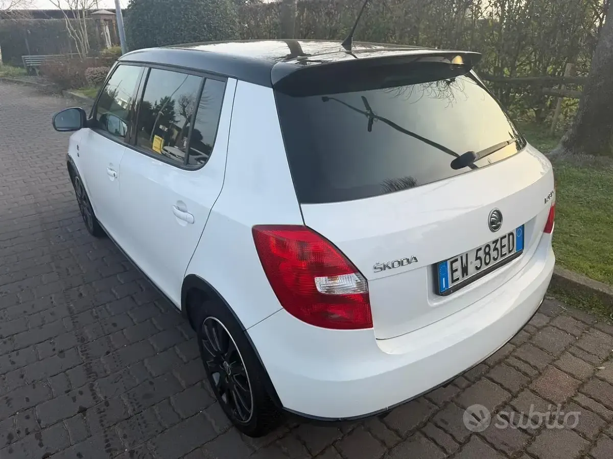 Usata Skoda Fabia Monte Carlo 75 CV (55 kW) 2014 Bianco Berlina