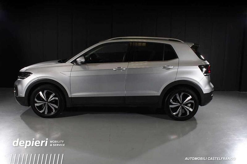 Usata VW T-Cross Advance 110 CV (80 kW) 2022 Argento SUV