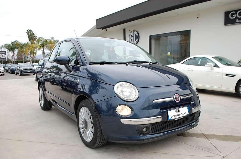 Usata Fiat 500 Lounge 69 CV (50 kW) 2009 Blu/azzurro Cabrio