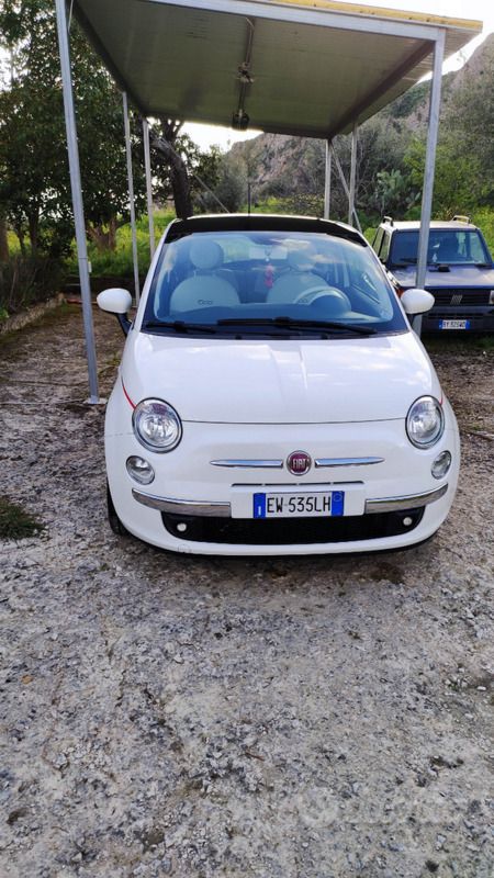 Usata Fiat 500 Lounge 95 CV (69 kW) 2014 Bianco Utilitaria