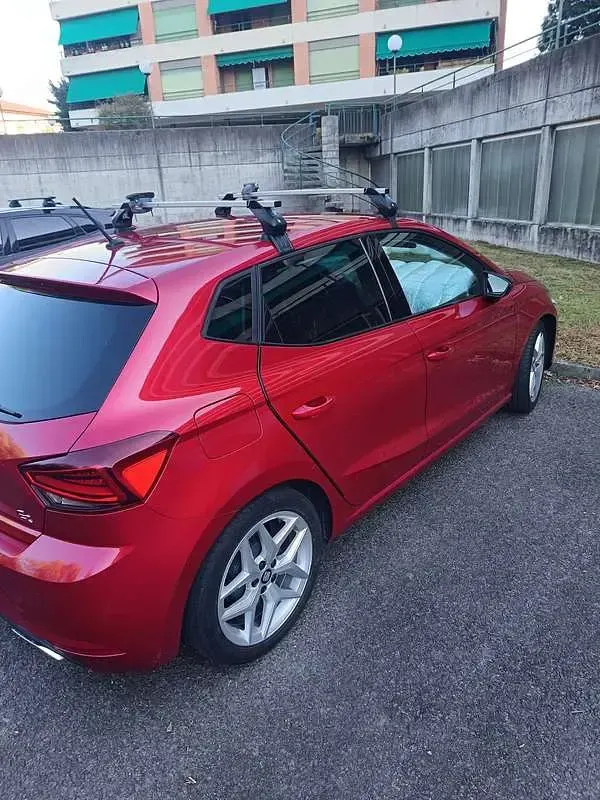 Usata Seat Ibiza FR 95 CV (69 kW) 2017 Rosso Berlina