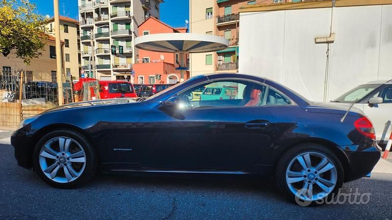 Usata Mercedes SLK200 184 CV (135 kW) 2008 Blu Cabrio