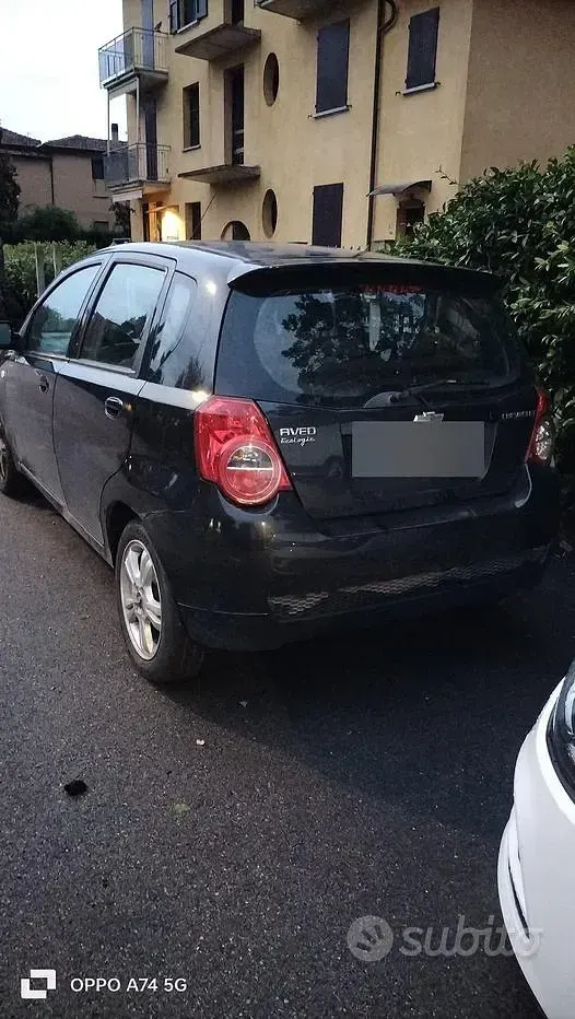 Usata Chevrolet Aveo 84 CV (61 kW) 2009 Nero Berlina
