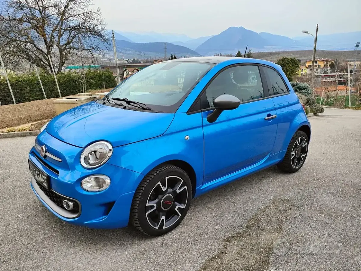 Usata Fiat 500S 69 CV (50 kW) 2018 Bluazzurro Berlina