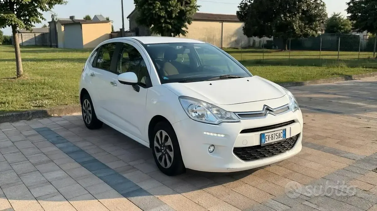 Usata Citroën C3 Seduction 68 CV (50 kW) 2014 Bianco Berlina