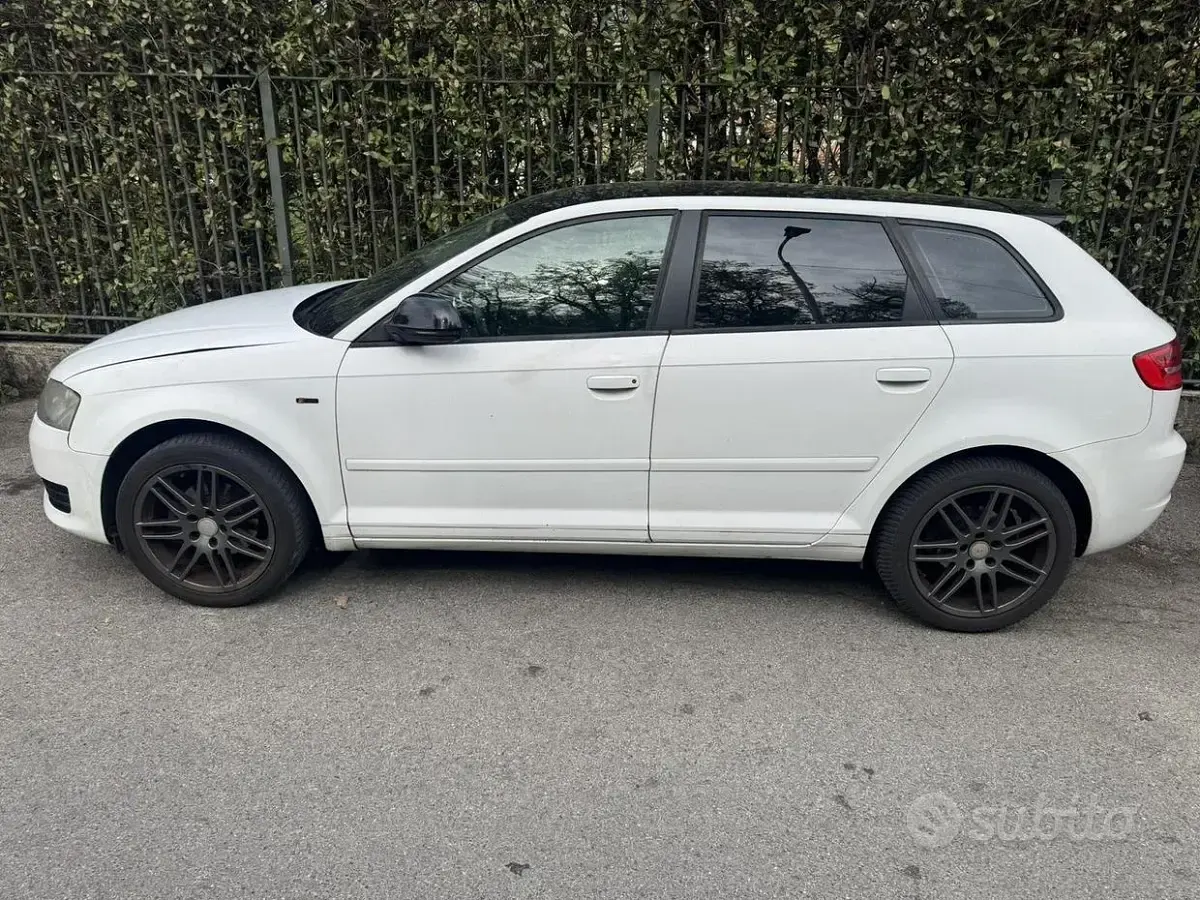 Usata Audi A3 105 CV (77 kW) 2009 Bianco Utilitaria