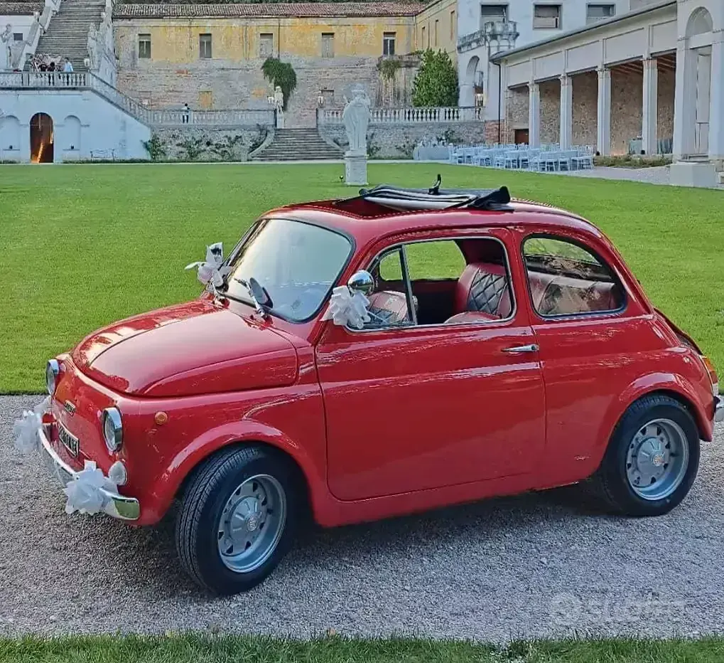 Usata Fiat 500 1970 Rosso Utilitaria