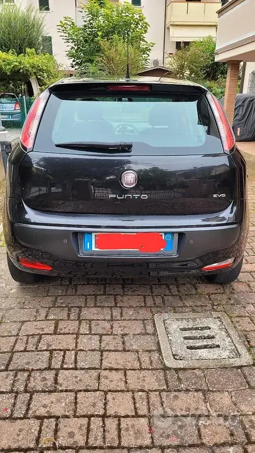 Usata Fiat Punto Evo Emotion 77 CV (56 kW) 2009 Nero Utilitaria