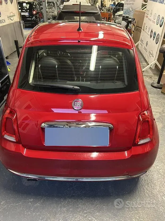 Usata Fiat 500 95 CV (69 kW) 2017 Rosso Berlina