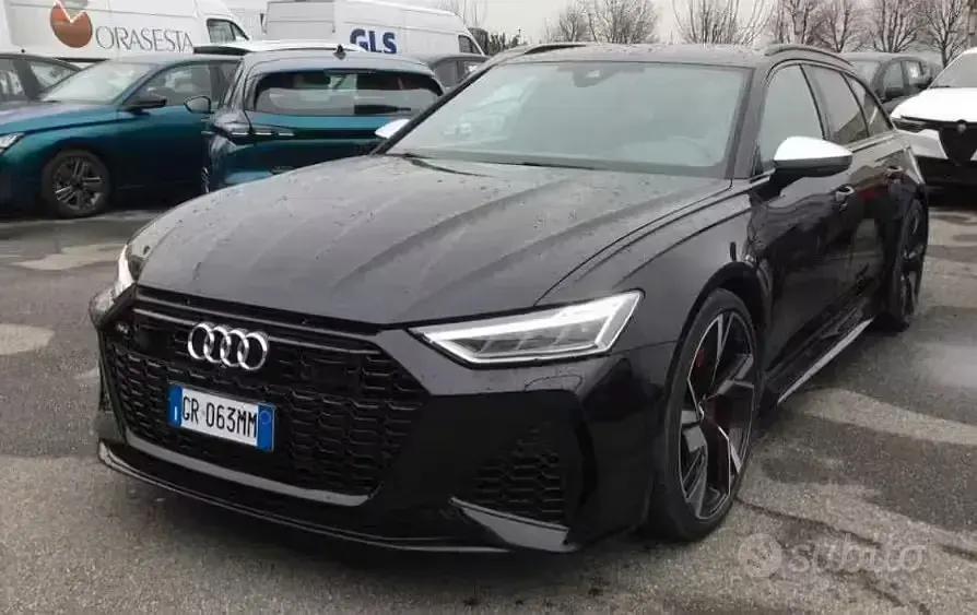 Usata Audi RS6 Ambiente 600 CV (441 kW) 2023 Nero Station wagon
