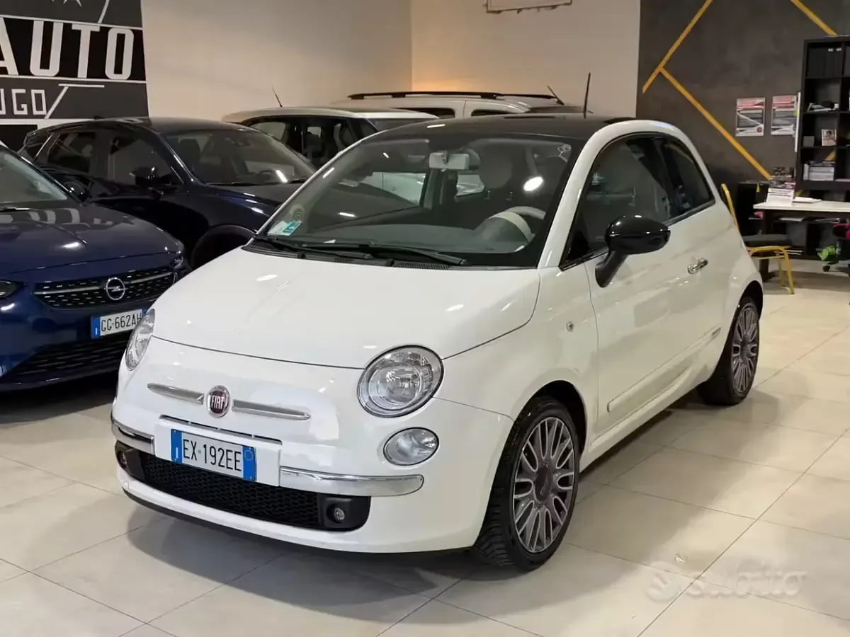 Usata Fiat 500 Lounge 69 CV (50 kW) 2015 Bianco Berlina
