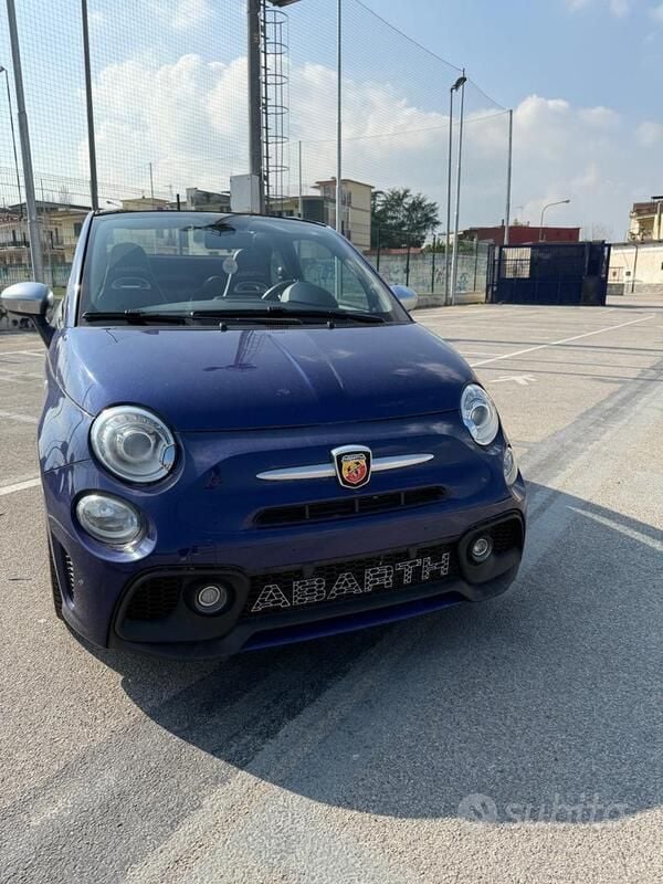 Usata Abarth 595C Turismo 165 CV (121 kW) 2019 Blu Cabrio