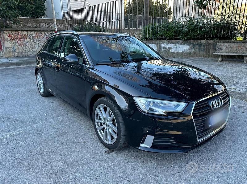 Usata Audi A3 Ambiente 116 CV (85 kW) 2018 Nero Berlina