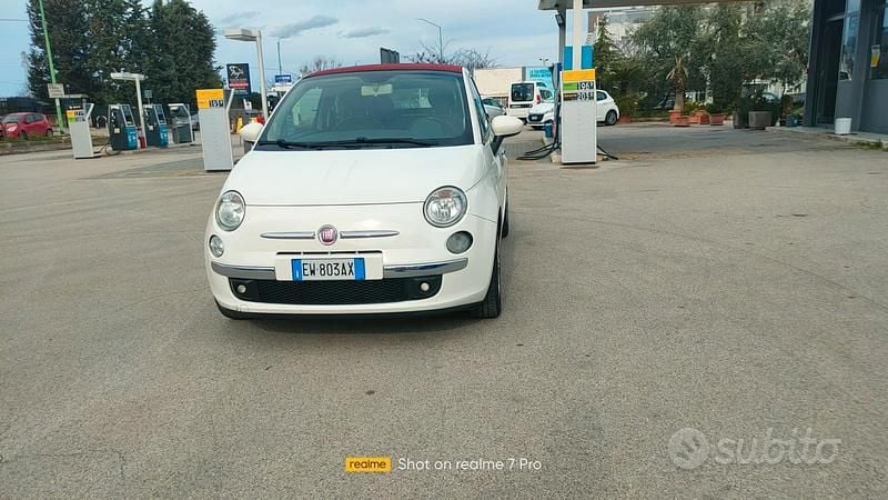 Usata Fiat 500C Pop Star 69 CV (50 kW) 2014 Bianco Cabrio