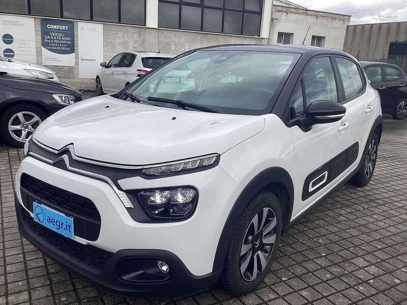 Bianco Usata 2022 Citroën C3 PureTech Due volumi | 14.650 € (Buon prezzo) - Immagine 1/4