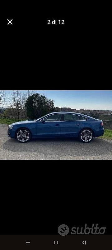Usata Audi A5 2011 Blu Coupé