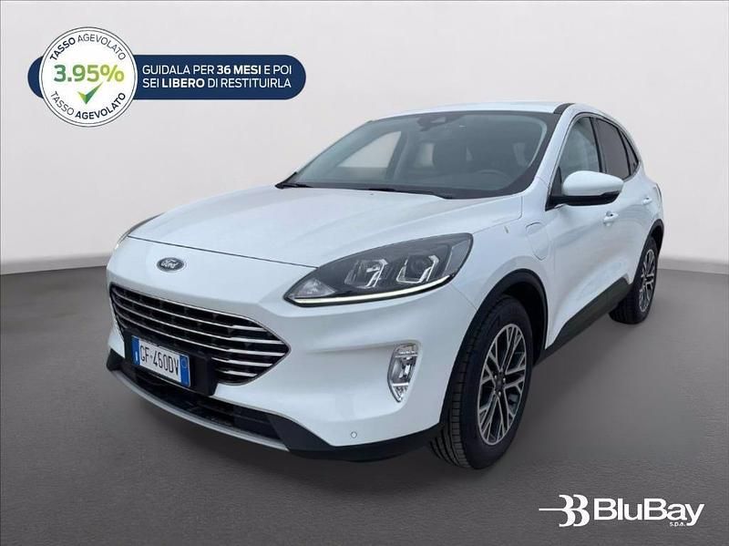 Bianco Usata 2021 Ford Kuga Titanium SUV | 22.900 € (Buon prezzo) - Immagine 1/4