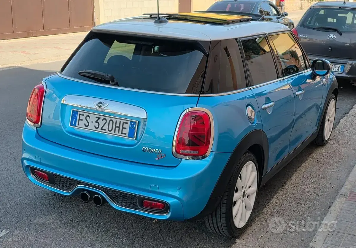 Usata Mini Cooper SD 170 CV (125 kW) 2016 Blu Utilitaria