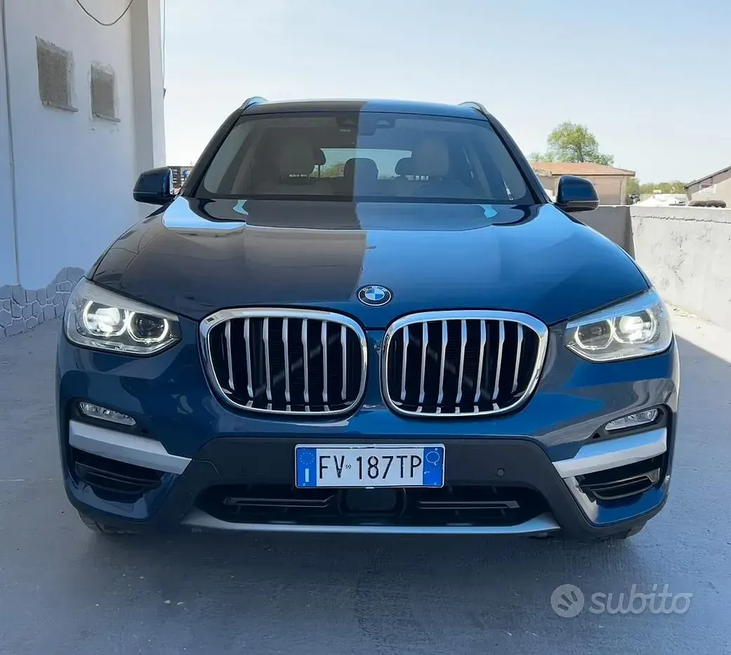 Usata BMW X3 xLine 190 CV (139 kW) 2019 Blu/azzurro SUV