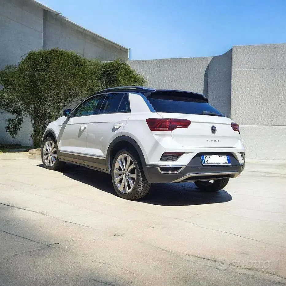 Usata VW T-Roc Advance 150 CV (110 kW) 2020 Bianco SUV