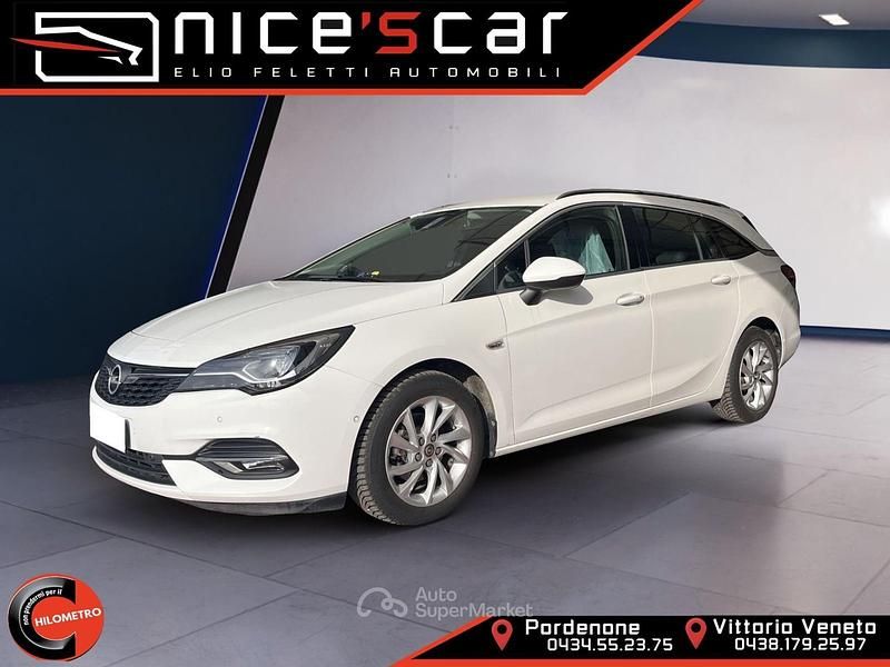 Bianco Usata 2020 Opel Astra Business Station wagon | 11.800 € (Buon prezzo) - Immagine 1/4