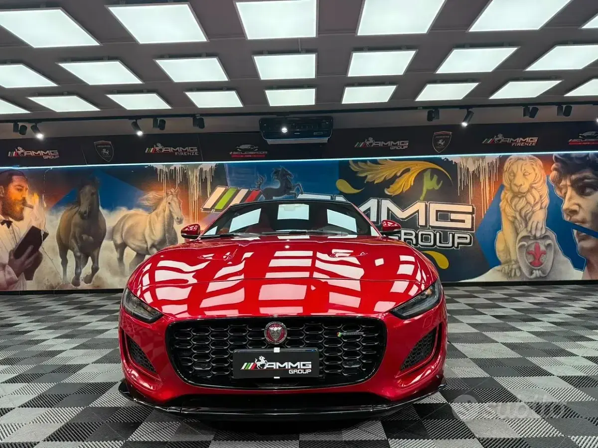 Usata Jaguar F-Type 450 CV (330 kW) 2022 Rosso Coupé