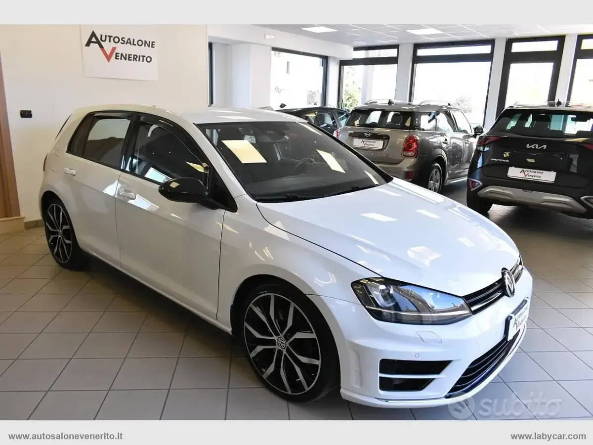 Usata VW Golf VII GTD 184 CV (135 kW) 2015 Bianco Berlina