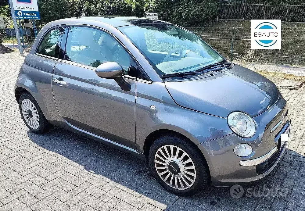 Usata Fiat 500 Lounge 95 CV (69 kW) 2012 Grigio Berlina