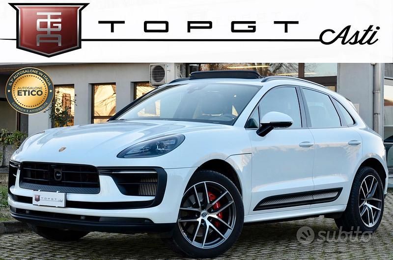 Bianco Usata 2022 Porsche Macan S Sport SUV | 67.990 € (Buon prezzo) - Immagine 1/4