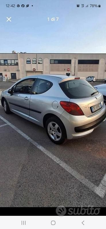 Usata Peugeot 207 88 CV (64 kW) 2006 Grigio Berlina