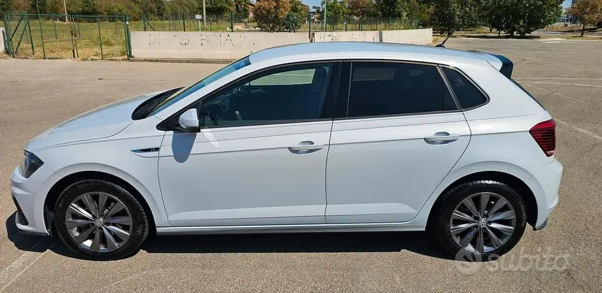Usata VW Polo Highline 95 CV (69 kW) 2019 Bianco Utilitaria