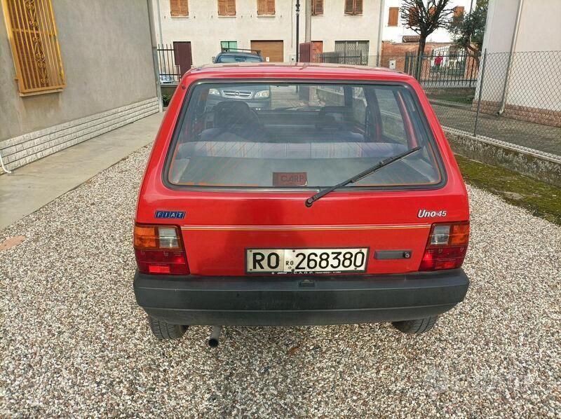 Usata Fiat Uno 45 CV (33 kW) 1989 Rosso Utilitaria