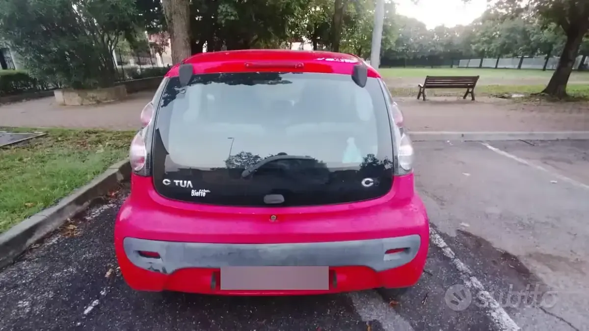 Usata Citroën C1 68 CV (50 kW) 2007 Rosso Utilitaria