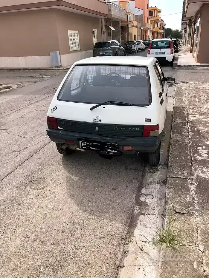 Usata Peugeot 205 1990 Bianco Utilitaria