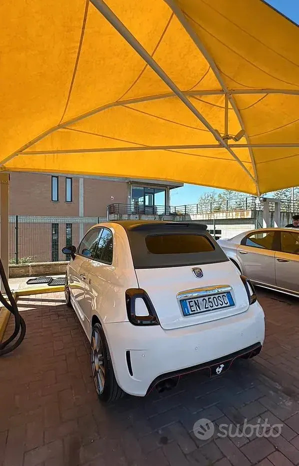 Usata Abarth 500C 140 CV (102 kW) 2012 Bianco Cabrio