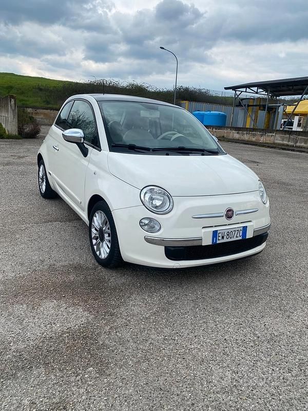 Usata Fiat 500 Lounge 95 CV (69 kW) 2014 Bianco Berlina