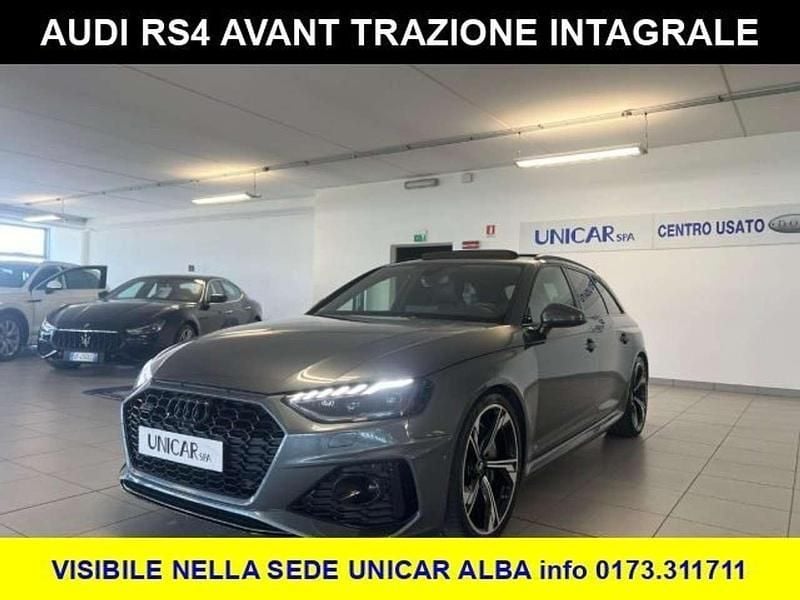 Usata Audi RS4 Ambiente 450 CV (330 kW) 2020 Grigio Station wagon