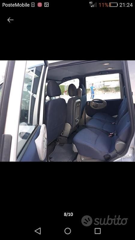 Usata Fiat Multipla 103 CV (75 kW) 2006 Grigio Monovolume
