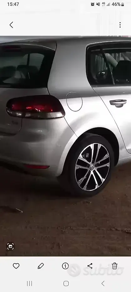 Usata VW Golf VI 105 CV (77 kW) 2010 Utilitaria