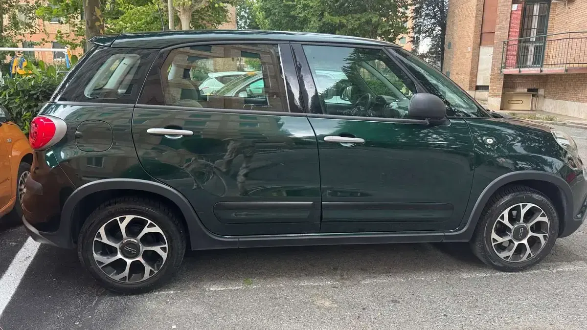Usata Fiat 500L Cross 95 CV (69 kW) 2020 Verde Monovolume