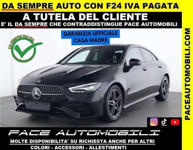 Nero Usata 2024 Mercedes CLA200 Premium Tre volumi | 37.700 € (Buon prezzo) - Immagine 1/1