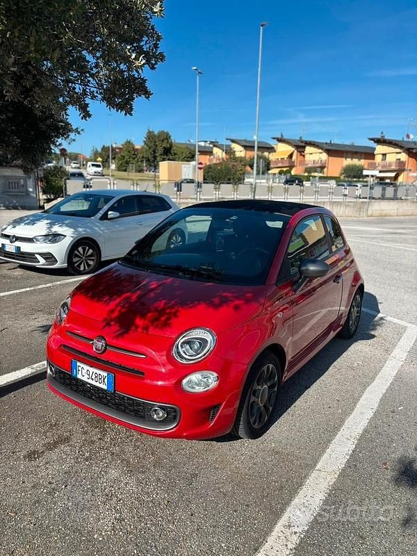 Rosso Usata 2016 Fiat 500 Sport Cabrio | 10.000 € (Buon prezzo) - Immagine 1/4