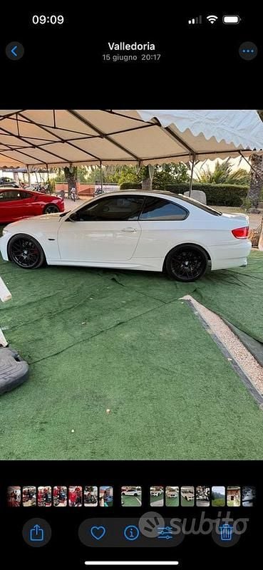 Usata BMW 325 197 CV (144 kW) 2007 Bianco Coupé