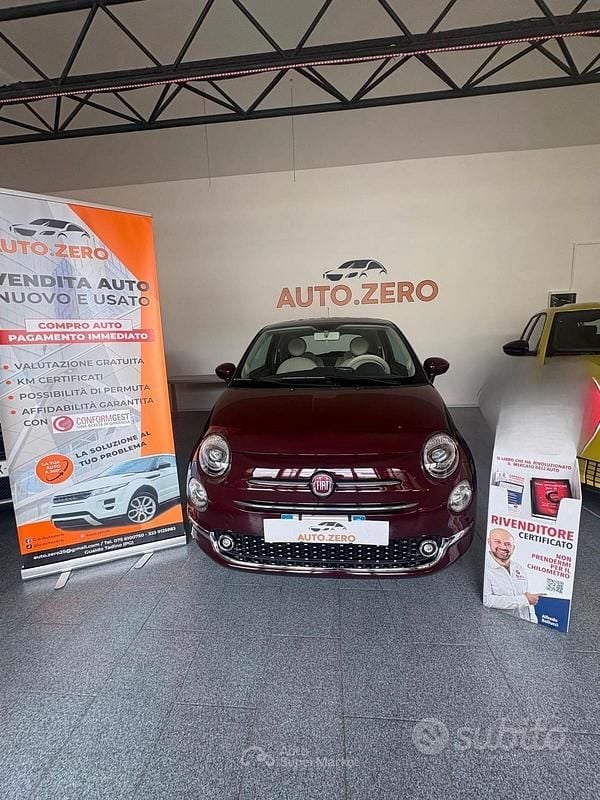 Usata Fiat 500 69 CV (50 kW) 2016 Rosso Berlina