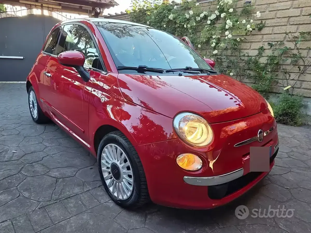 Usata Fiat 1200 69 CV (50 kW) 2013 Rosso Berlina